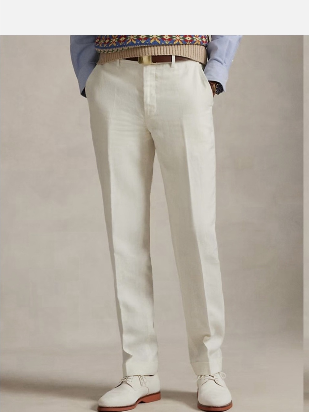 Polo Ralph Lauren Silk Blend Slacks, 36x32